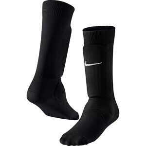 Nike Shin Sock Sleeves Youth Unisex L/XL Black Football Soccer Protective Gear